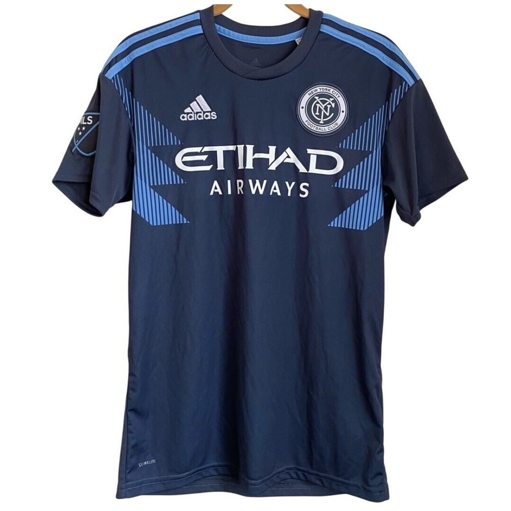 Adidas 2018 NYC Football Club‎ Jersey Etihad Airways MLS Soccer Shirt S NWT